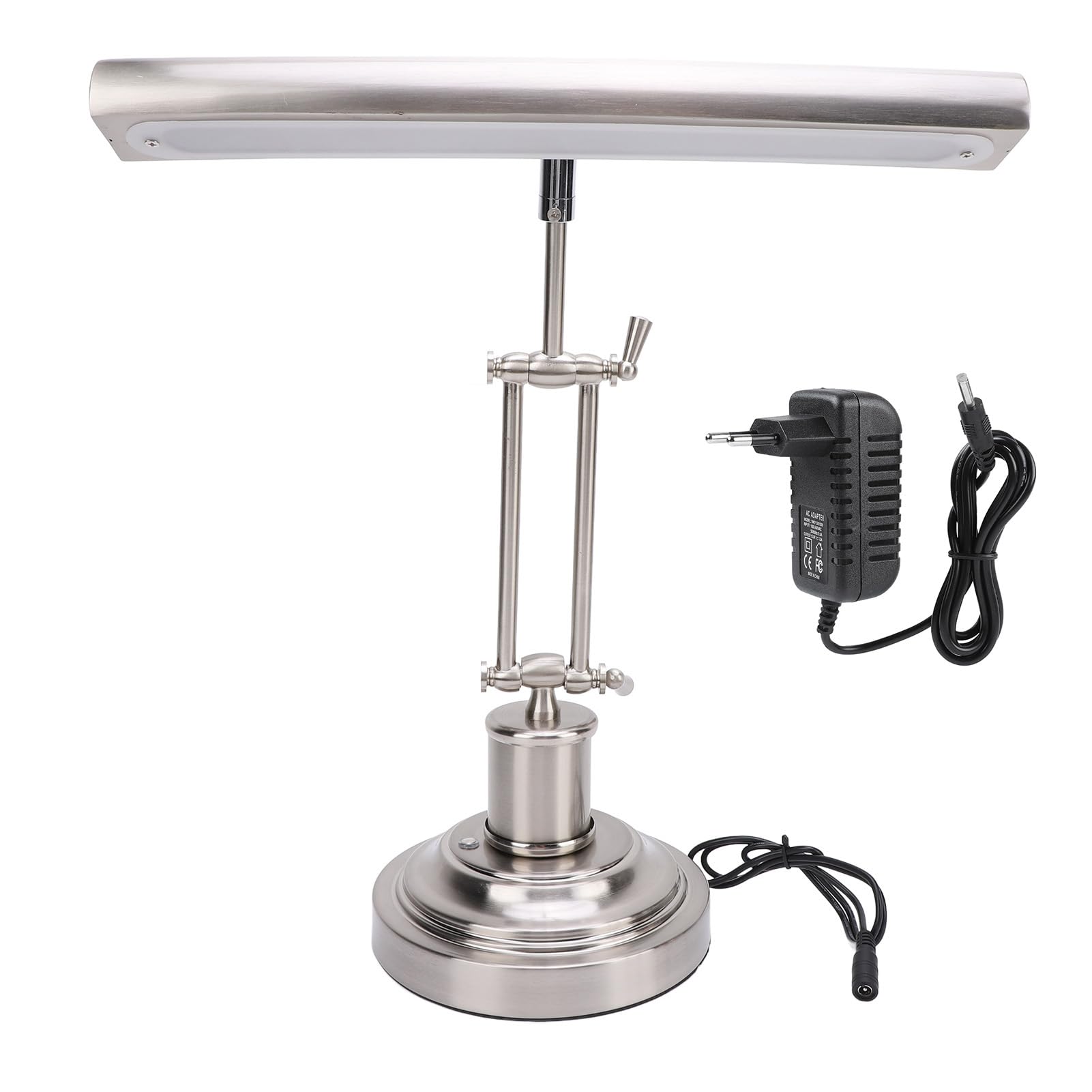 Lámpara de Banqueros Antiguos con Atenuación sin Pasos, 12W Luz de Piano Ajustable para Piano Vertical, Piano de, Iluminación LED LED de (Enchufe de la UE)