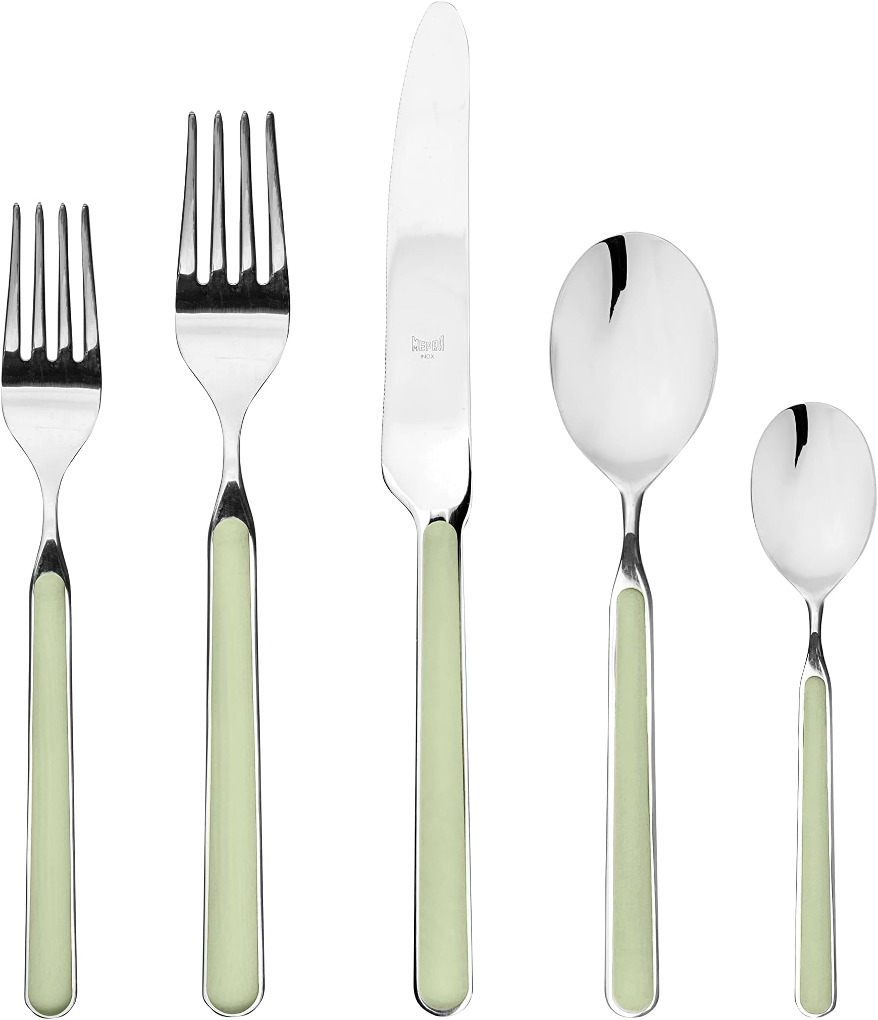 Fantasia Flatware Set, [5 Piece, Sage