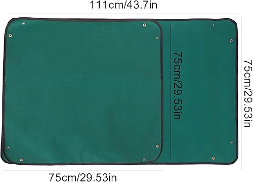 Miniatura 9 de Oxford - Tapete de trasplante de plantas de interior, impermeable, almohadilla plegable de trasplante de bonsái, tela impresa para el espacio de