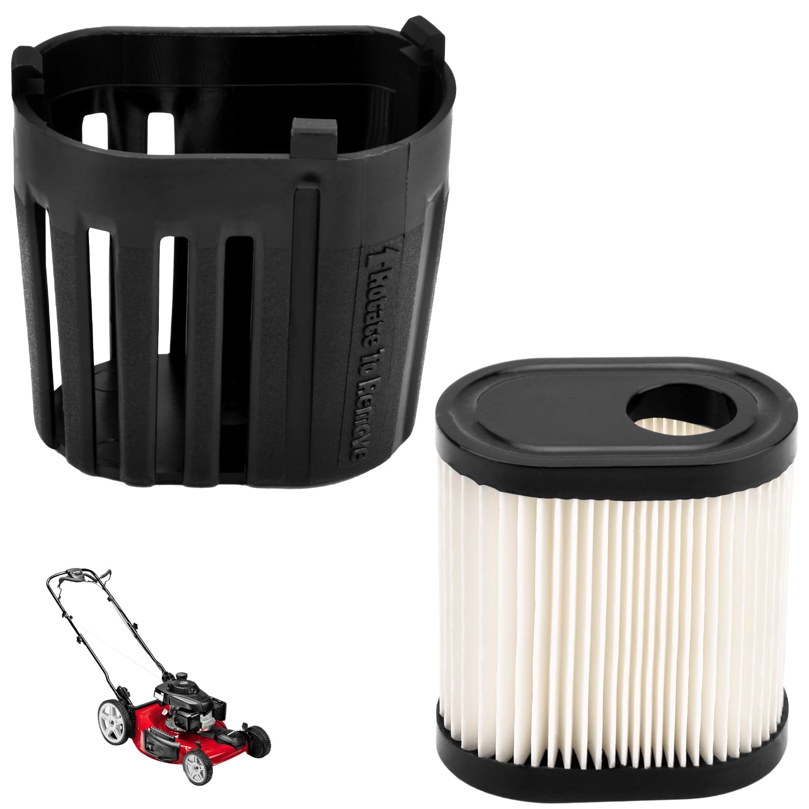 Amazon.com: 36905 Air Filter & 37122 Filter Cover Compatible with