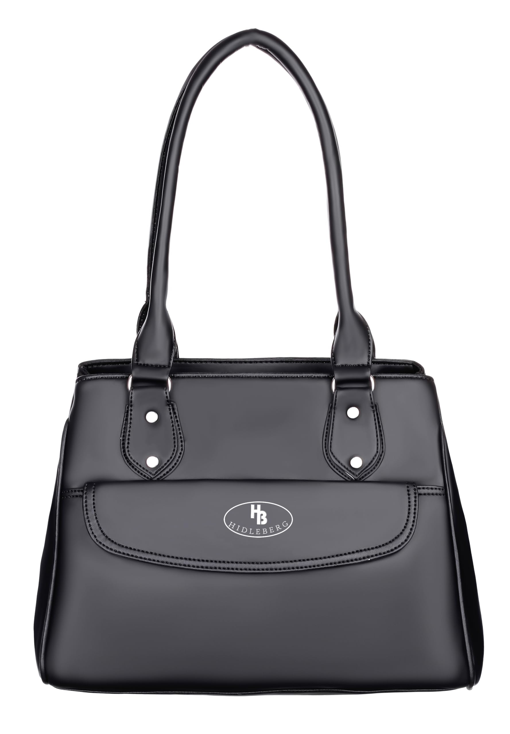 HIDLEBERG Women Handbags Tote Purses Stylish Ladies Women and Girls Handbag for Office and Travel Shoulder Bag for College (HB-DW(BLACK)) (B0D112ZGBW) Amazon Price History, Amazon Price Tracker