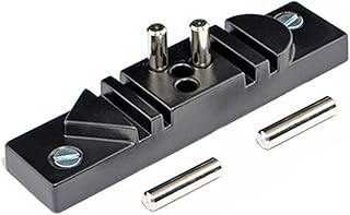 Jewel Tool Cast Aluminum Wire Bending Jig | Compact Size 4.5" X 1" X 1.6" | Includes 4 Steel Pegs & 2 Mounting Screws | Great for Bending & Shaping Soft Metal Wires