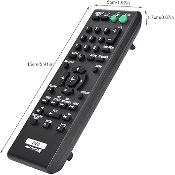 Topiky RMT-D187A Remote Control Replacement for DVD Player DVP-NS611H DVP DVP-NS710H DVP-NS710H/B DVP-NS710HWM DVP DVP-SR101B DVP-SR101P