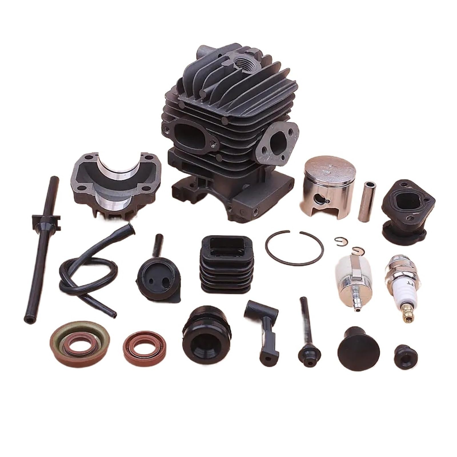 Genérico Compatible con 2500 25 CC Filtro Manguera Tubo tapón Sello pequeño | Kit de pistón de cilindro de 34 mm