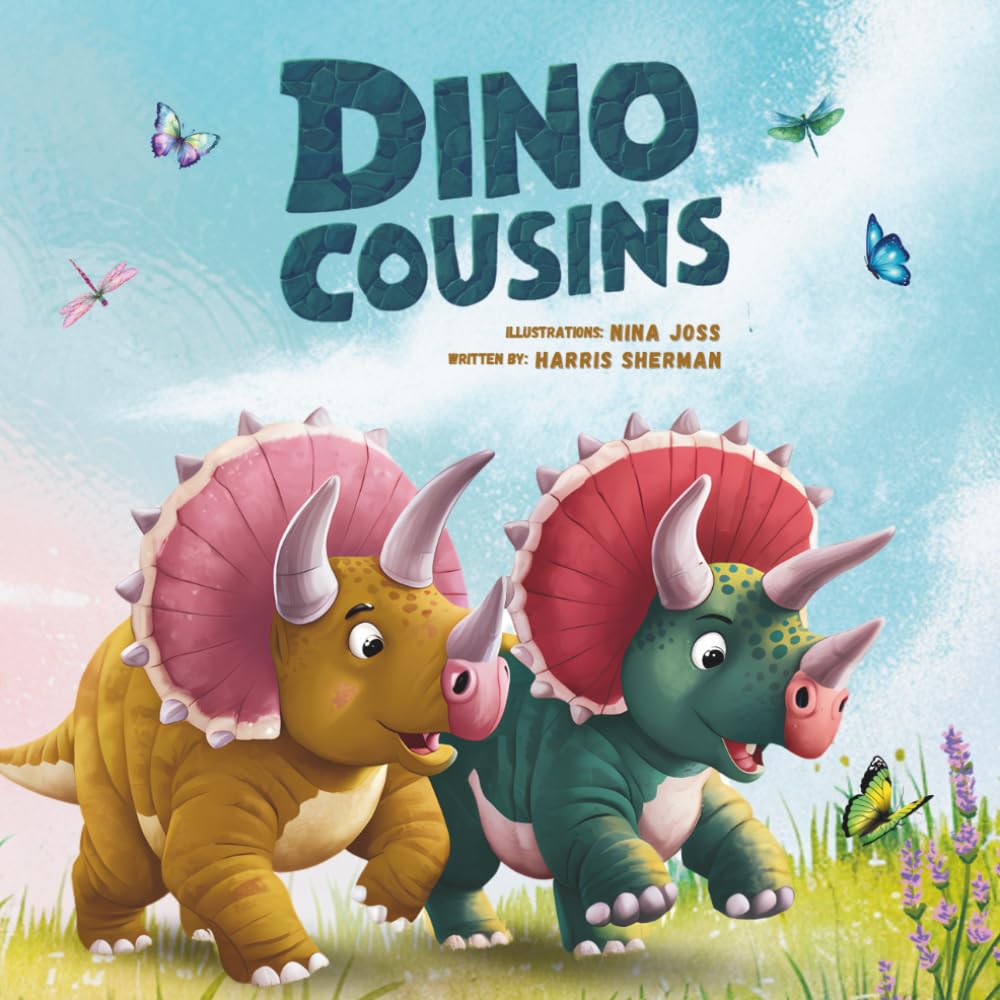 Dino Cousins: Roaring Adventures Together: A Rhyming Cousin Picture Book for Babies, Toddlers and Little Kids from a Big Cousin: A Fun Keepsake for Pregnancy Announcements, Baby Showers, and Birthdays