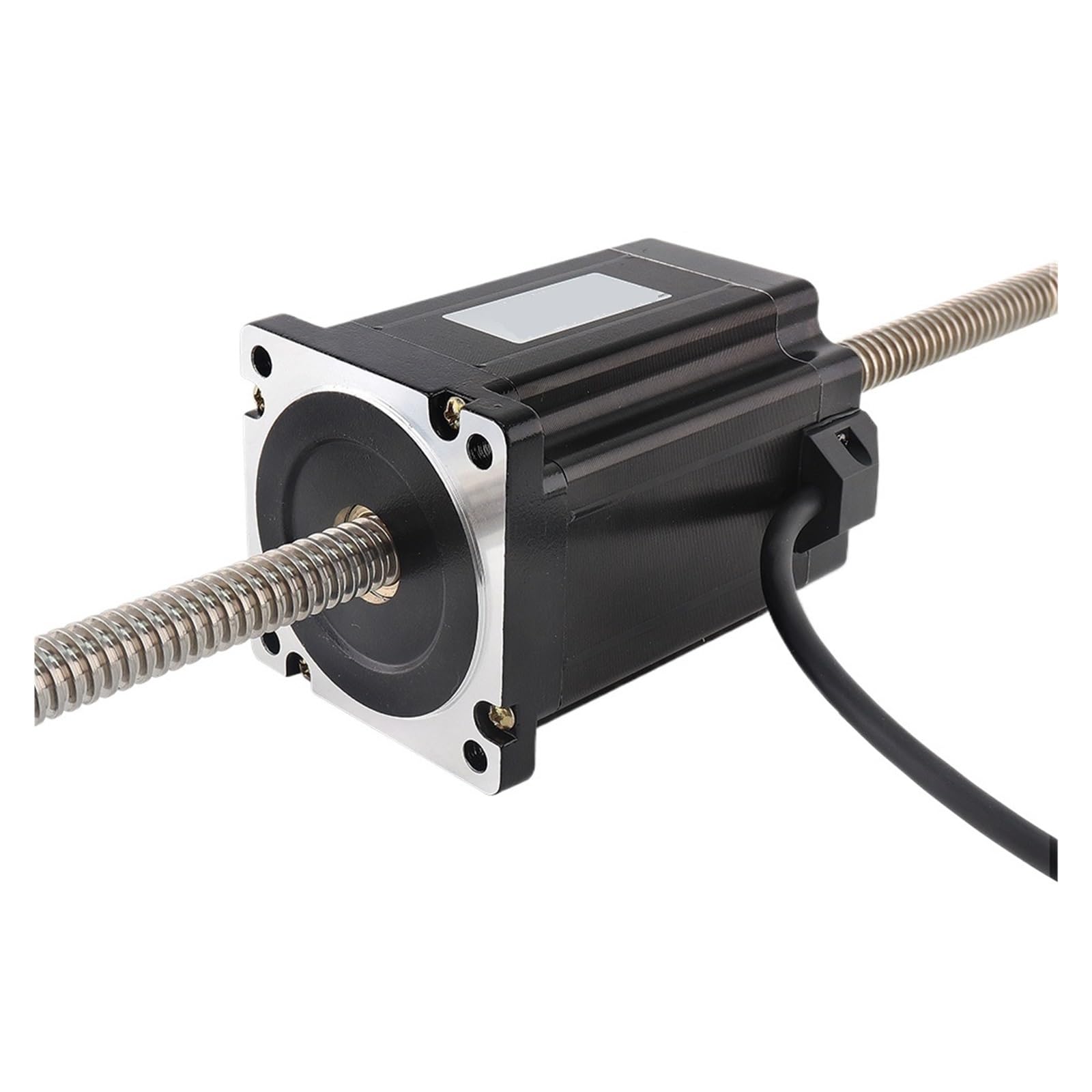 AJDFVHJF 86 Series Motor 200-400MM Through Type Screw Torque 8N.M 86HA156-T16*4 Linear Screw Step Motor(Lead Screw 300MM)