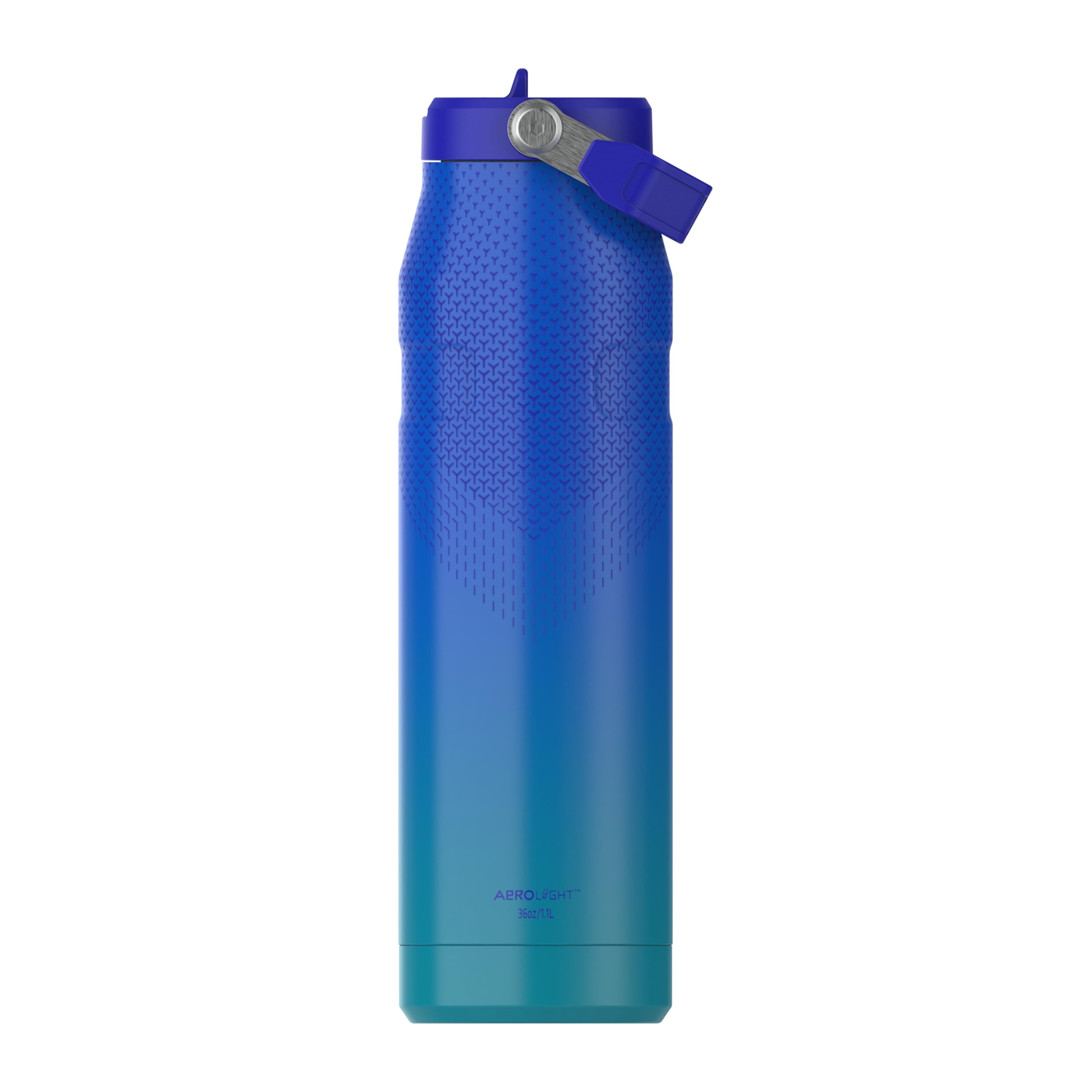 Stanley 1913 Flip Straw Sports Water Bottle 1.06L - Pacific Hypergrip | 15 Hours Cold - 4 Days Iced - BPA-Free - Leak Resistant - Dishwasher Safe - Fits Cup Holder