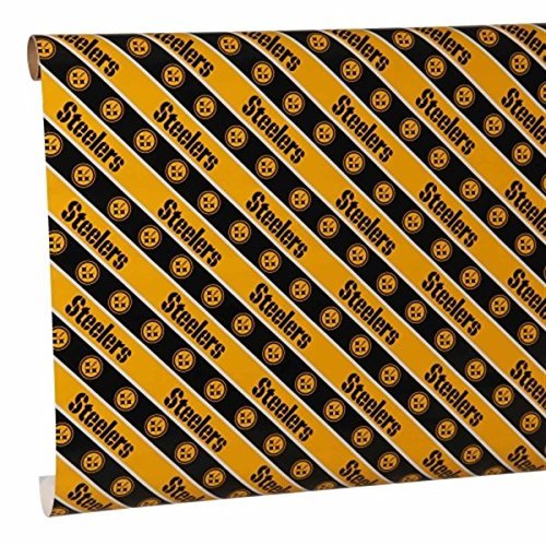 Amazon.com: Pittsburgh Steelers Team Gift Wrapping Paper, 20 Sqft (2.5 Ft X  2.67 Yd) Holiday Christmas : Health & Household