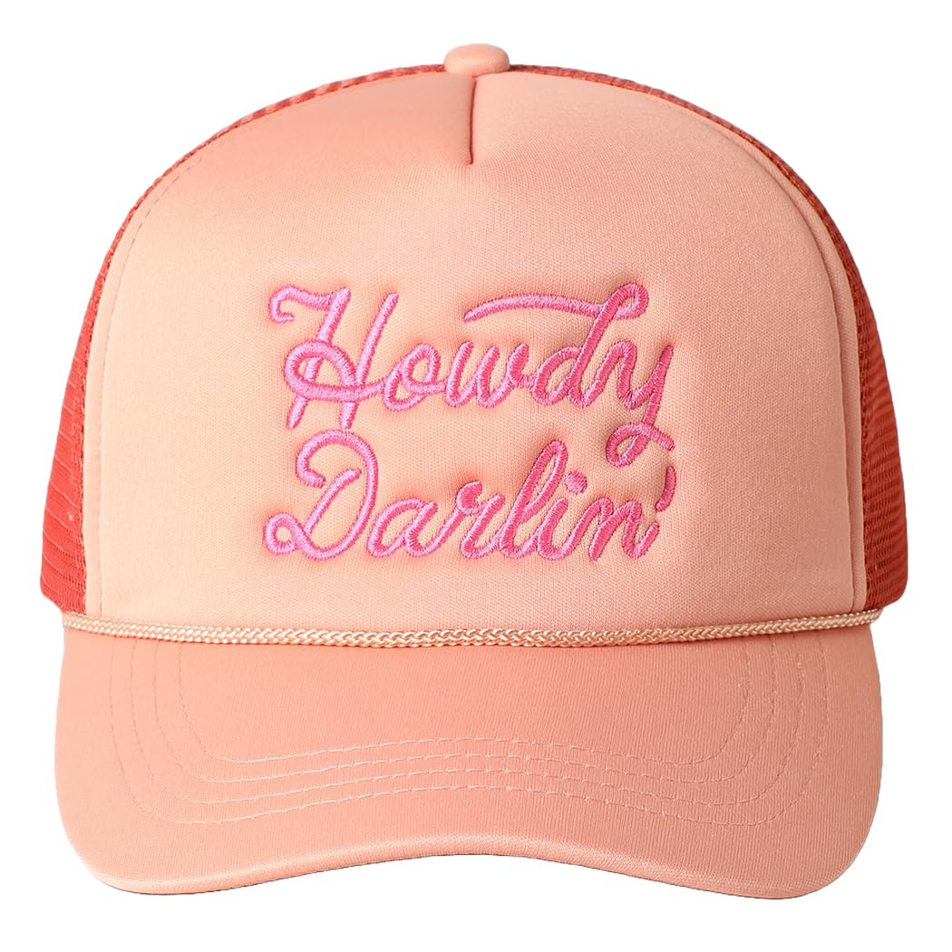 MIRMARU Retro Foam Mesh Trucker Hat for Women