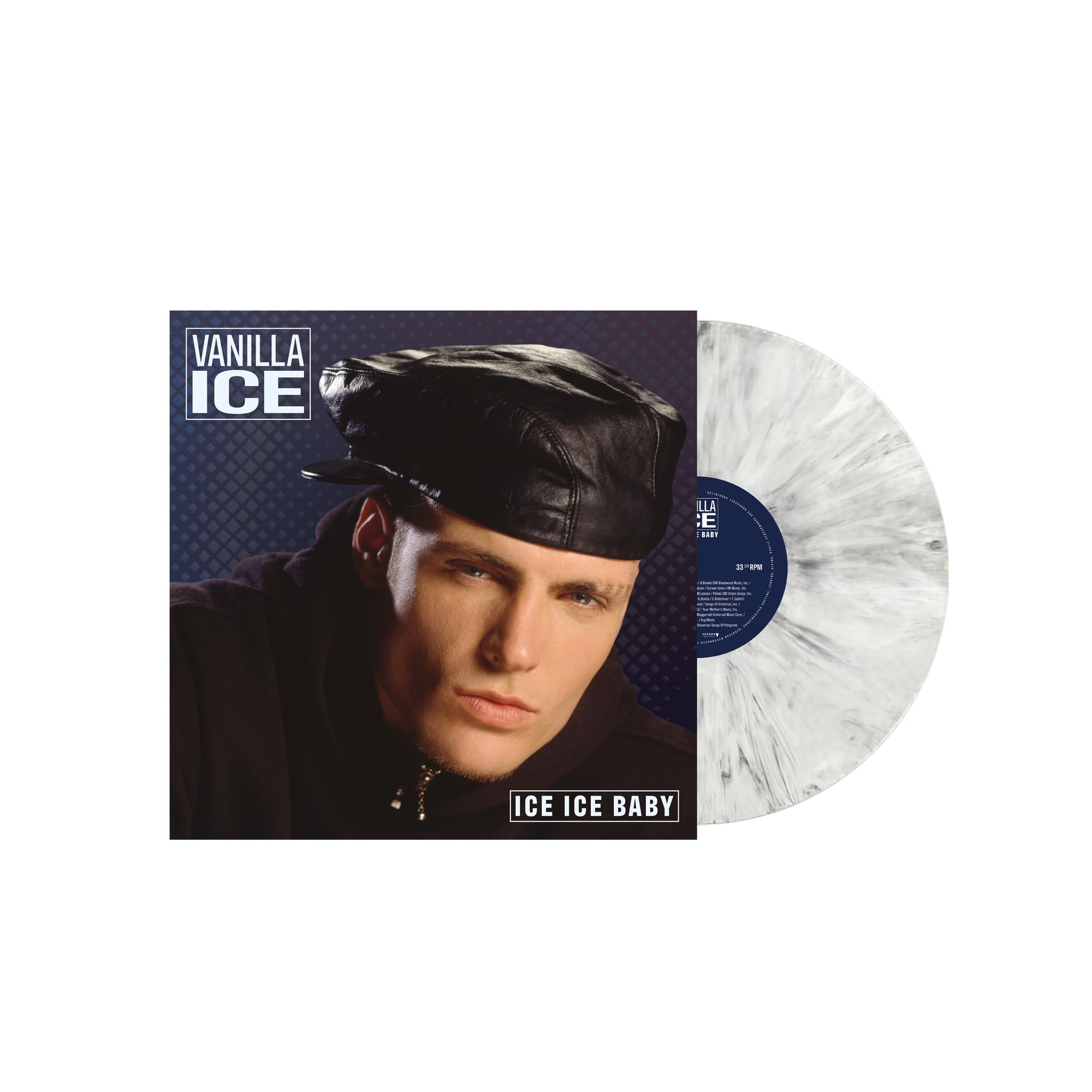 VANILLA ICE - Ice Ice Baby - Vinyl (white marbled vinyl LP)