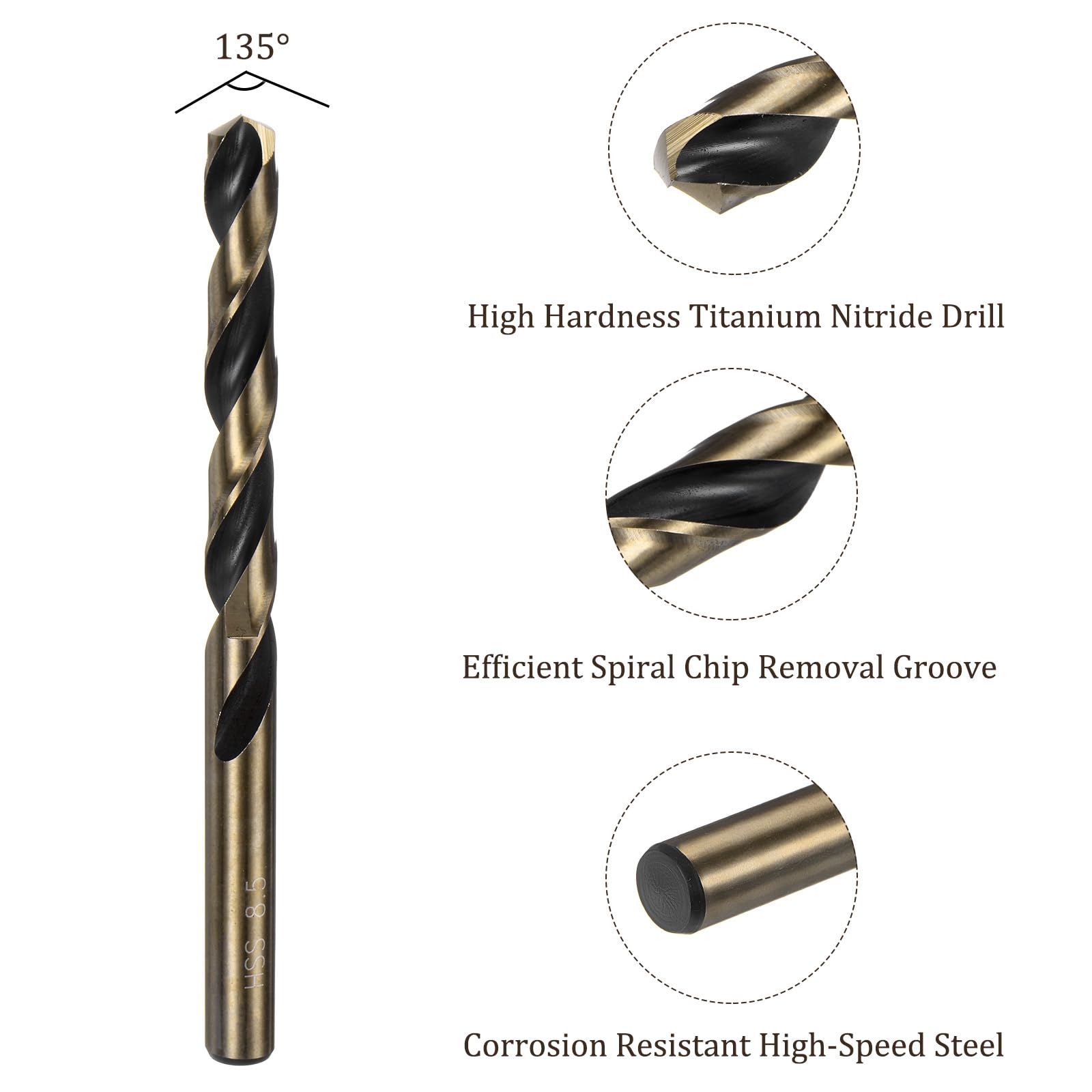 Kozelo 2PCS Twist Drill Bit - Image 2