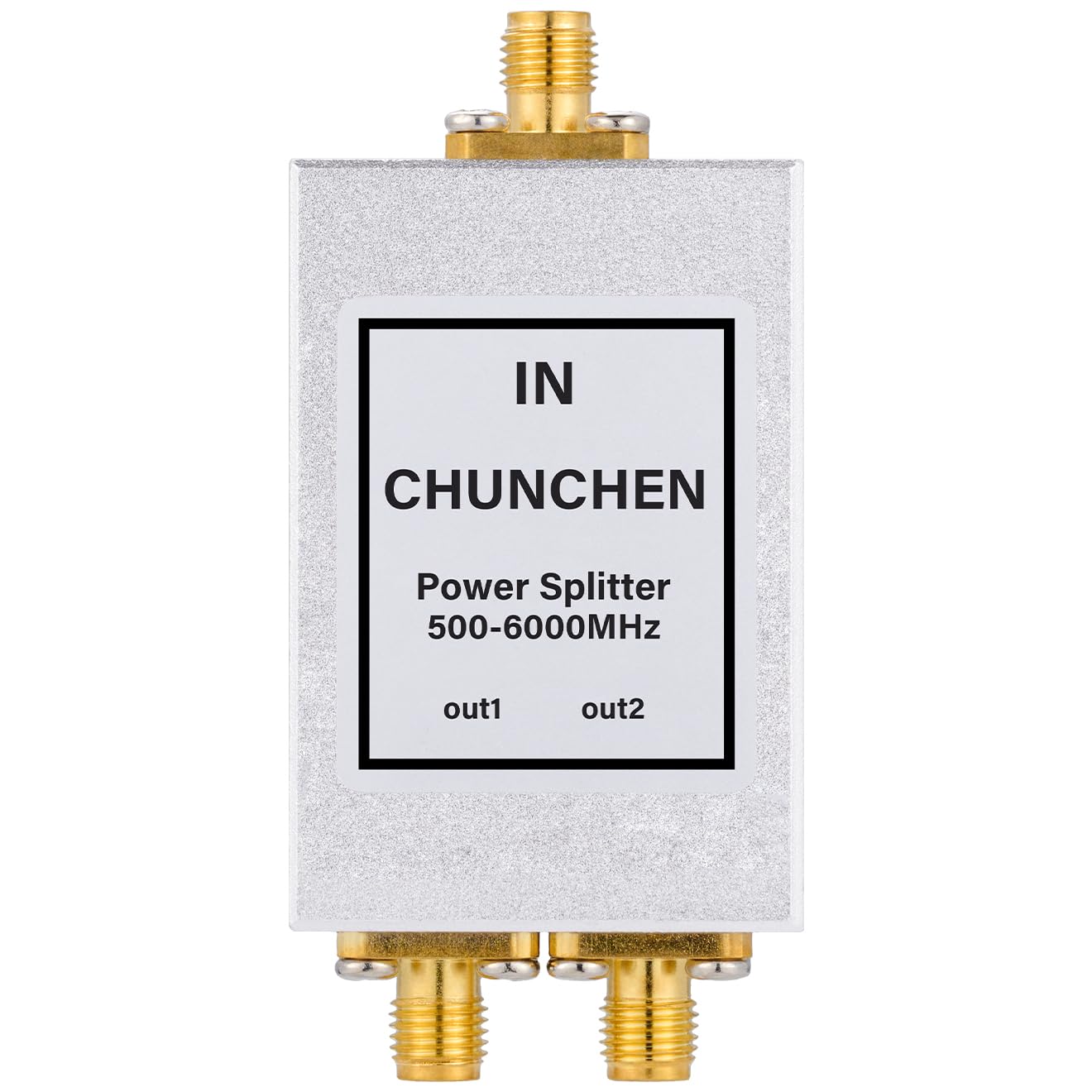 2 Vie 0.5-6GHz Splitter di Potenza 50 Ohm SMA Femmina Connettore Splitter di Segnale 500Mhz-6000Mhz Cavo Splitter di Segnale 1 Ingresso 2 Uscita per Cavo Antenna