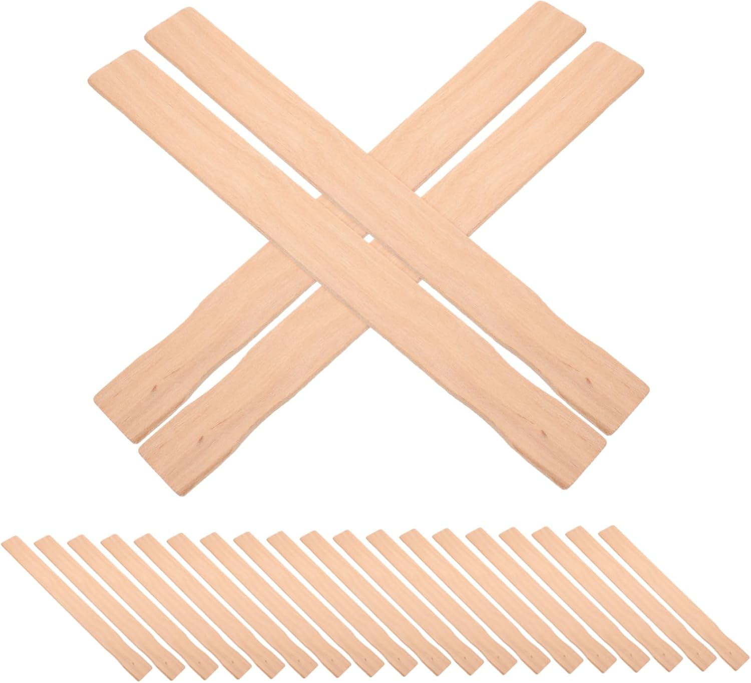 SOLUSTRE 125pcs Sticks Stirring Rod Paint Mixing Stick Wooden Stirring Tools for Easy and Even Mixing