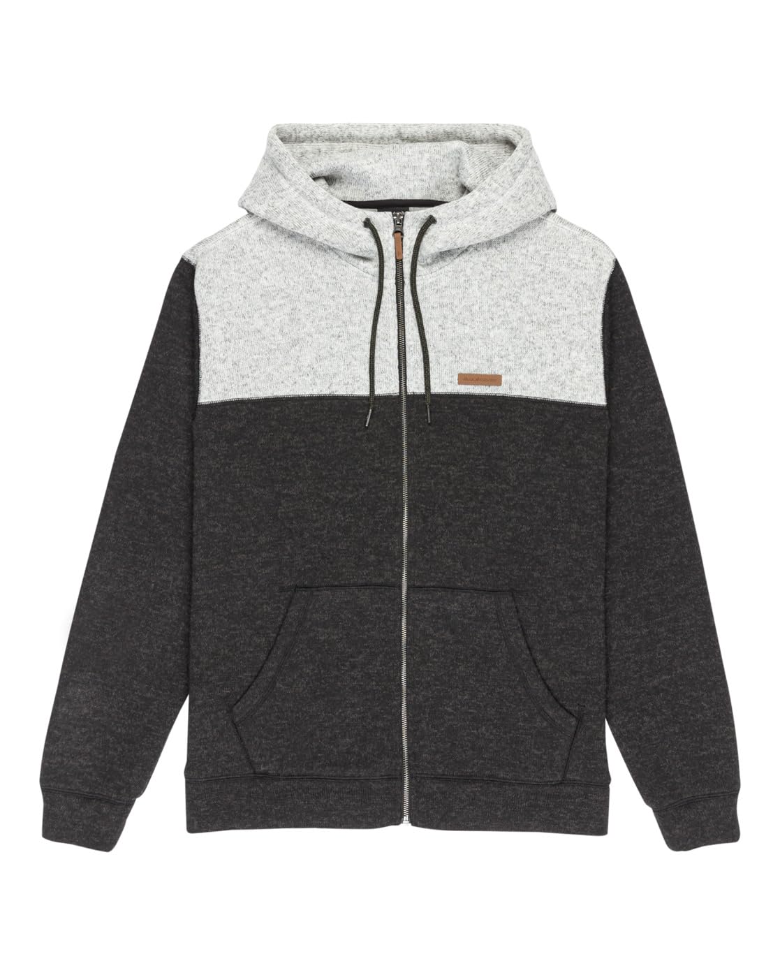 Quiksilver Keller Block Zip Sweter Polarowy Czarny L