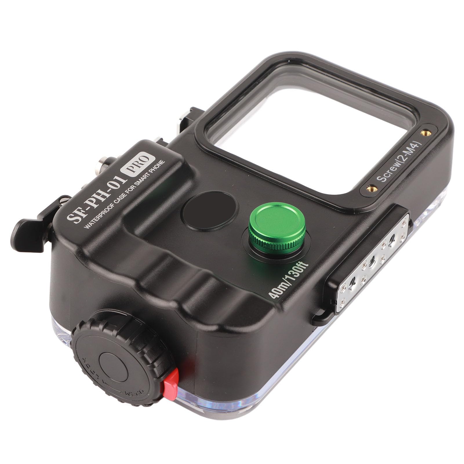 Yctze Custodia per Telefono Subacqueo con Controllo Wireless SF PH 01 - Custodia Impermeabile per Tutti - Nero o Grigio