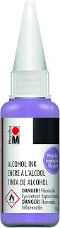 Marabu Alcohol Ink - Pastel Lilac - Whisper Softly in The Breeze, Capturing The Tender Embrace of Spring's Gentle Caress - 20ml Bottle