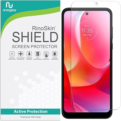 Protector de pantalla para Moto G Power (2022) Accesorios compatibles con fundas Flexible Cobertura completa Película de TPU transparente