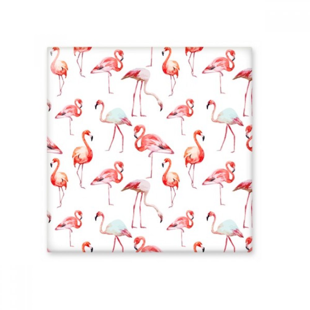 Artisanat cadeau carreau céramique flamant rose brillant pour décoration intérieure