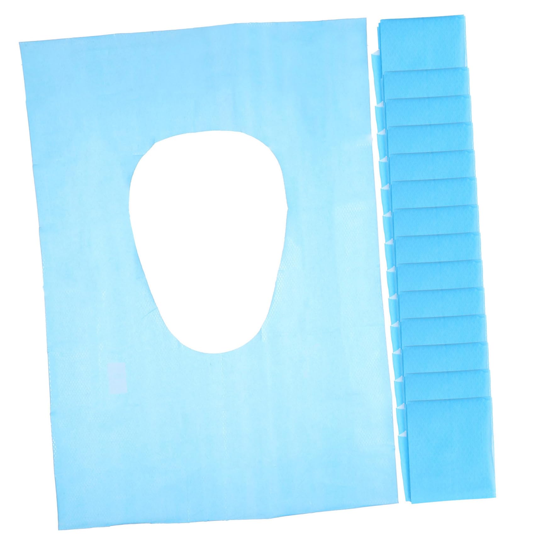 Cabilock Toilet Seat Pad 18pcs Pack Waterproof Soft Disposable Mat Cover for Home Travel Outdoor Use