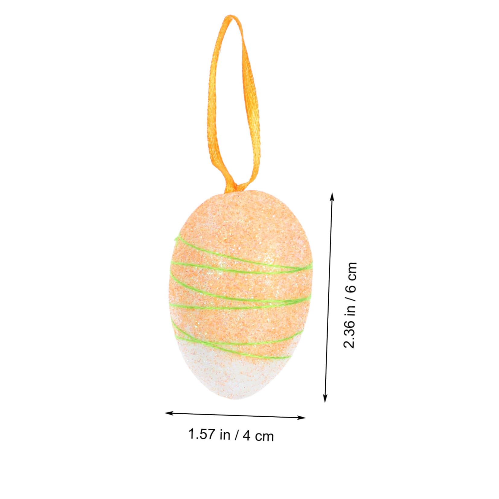 Cabilock 60 Pièces Ornements D'oeufs De Pâques Décor De Pâques Décor D'oeuf De Pâques Accessoire De Décor Suspendu De Scène De Festival Accrocher des Oeufs De Pâques Œuf De Pâques Mousse