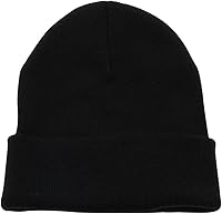 Top Level Unisex Cuffed Beanie Hat - Warm Stretchy Knit Skull Cap for Men Women, One Size Fits All