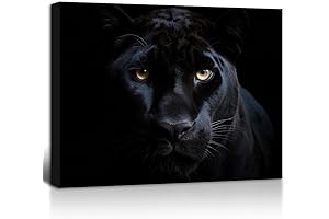 Black Panther Canvas Wall Art - Unleash the Power of the Wakandan Warrior