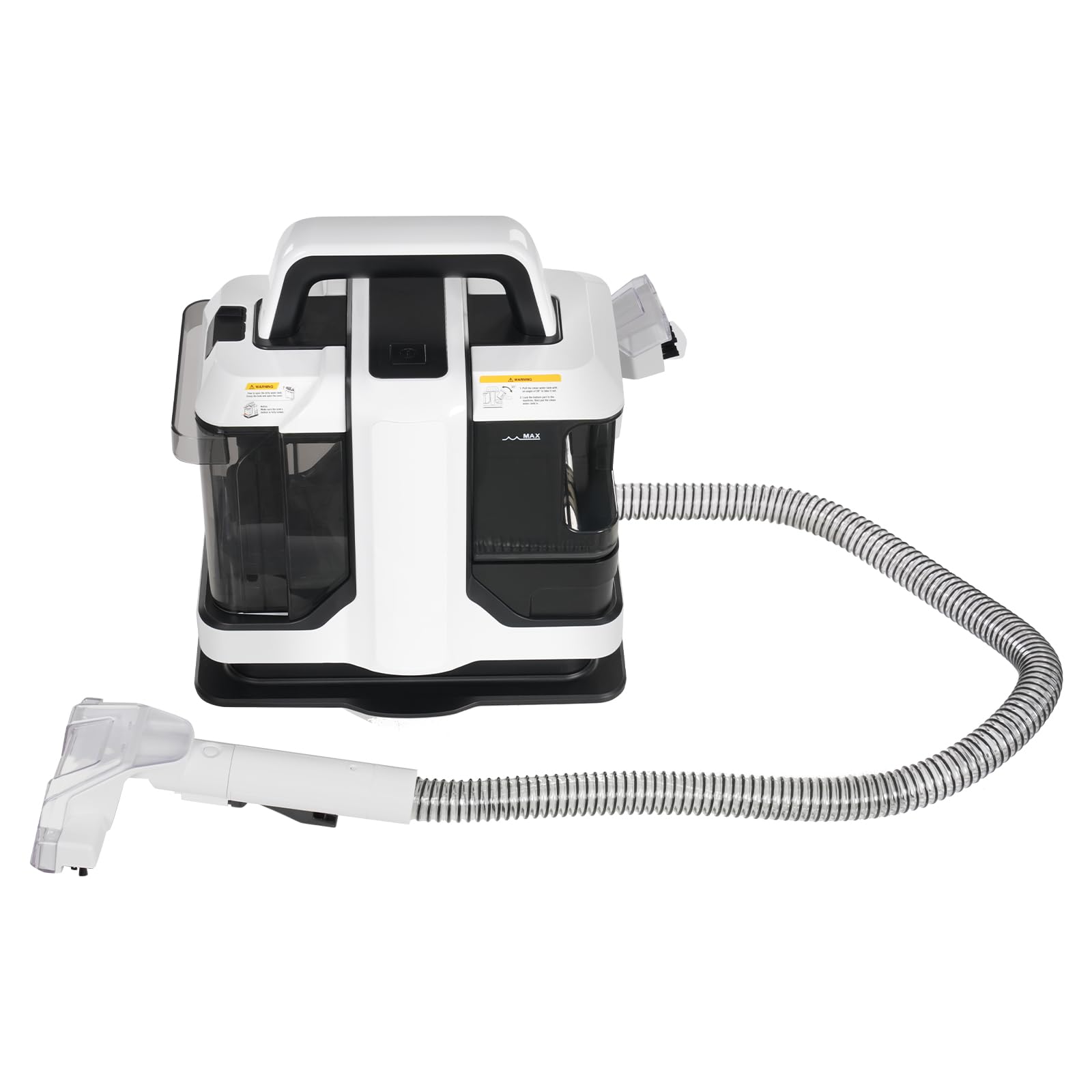 Gbonklong Carpet Cleaner Machine with 2 Cleaning Brushes, Mini Clean Machine, Portable Upholstery StainStriker, Long Power Cord and Water Hose for Pet Hair, Carpet, Area Rugs, Couches