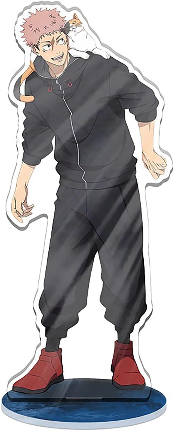 呪術廻戦 虎杖悠仁 アクリルスタンド アクリルフィギュア アクスタ 可愛い ギフト クール アニメ 置物 男の子 女の子 机の飾り 鮮やか 光沢 頑丈 軽量 防水 大サイズ