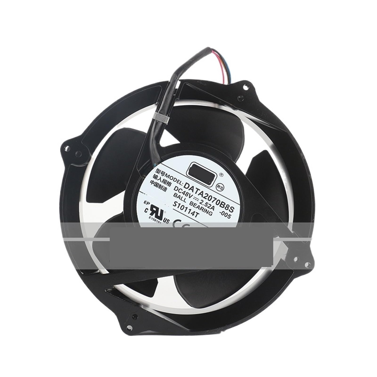 QNEZIQTMH 20070 48V 2.52A 4800RPM 20CM DATA2070B8S Cooling Fan 200 * 200 * 70MM