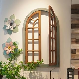 Retro False Window, Metope Decorate, Simulation Wall-Mounted Window Can ...