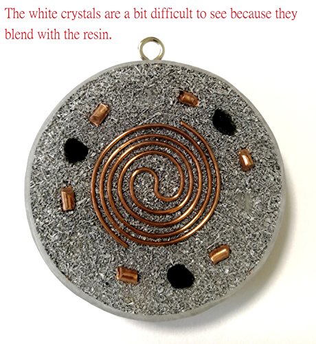 Zzybia Flower Of Life Orgone Pendant Large 2.25 Inch #TOP3