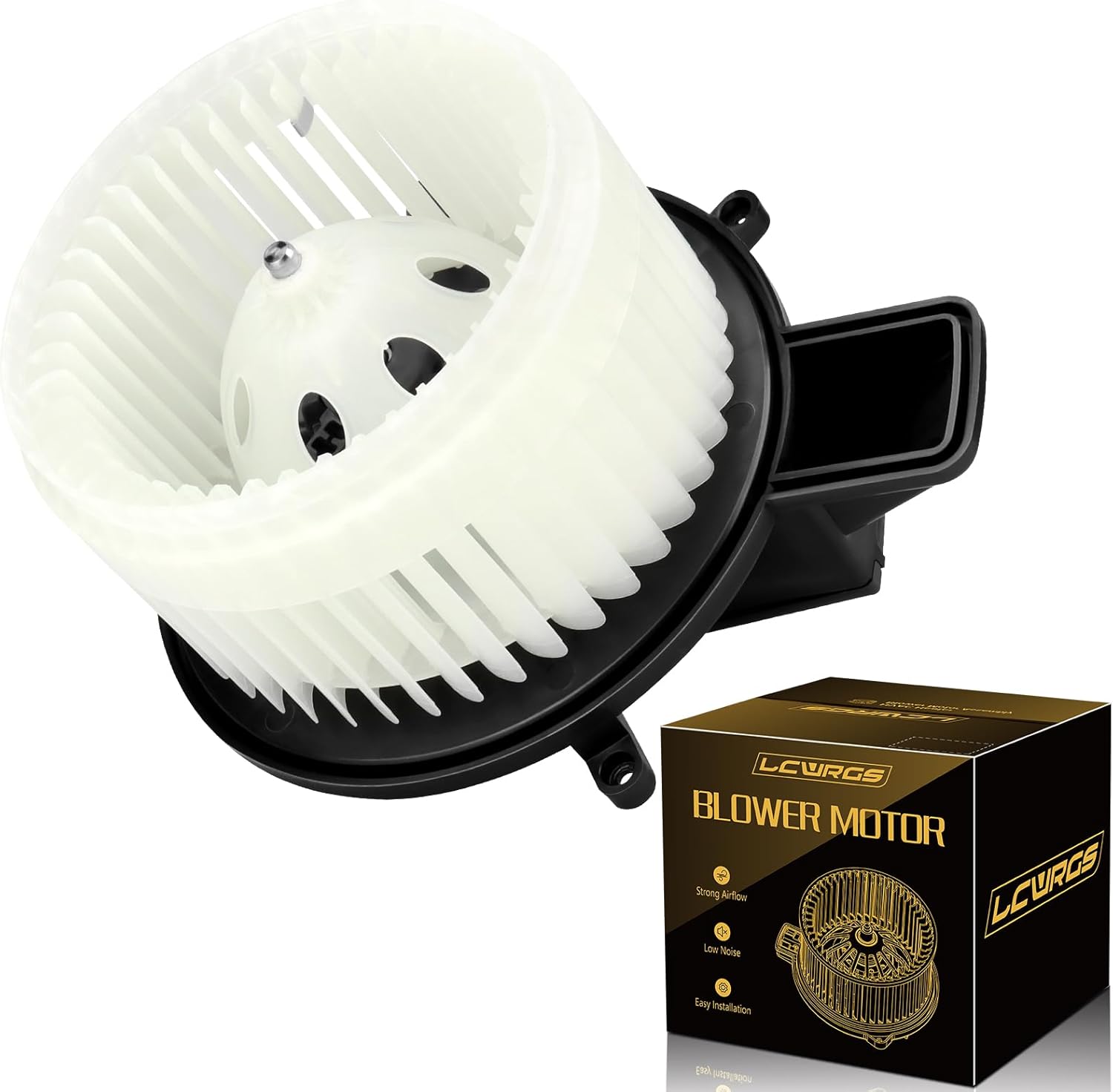 AC Blower Motor with Fan Fits for Jeep Grand Cherokee Dodge Grand Caravan Durango Chrysler Town Country 2008 2009 2010 2011 2012 2013 2014 2015 2016 2017 2018 Heater Blower Motor Replace# 700216