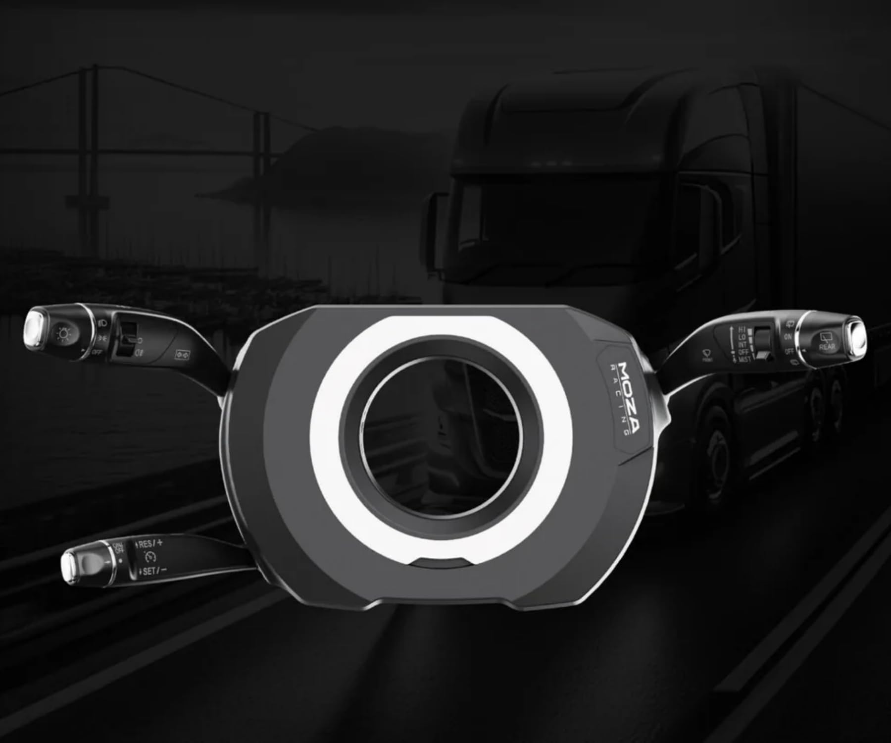 Amazon.com: MOZA Multi-function Stalks Sim Racing Wheel Turn