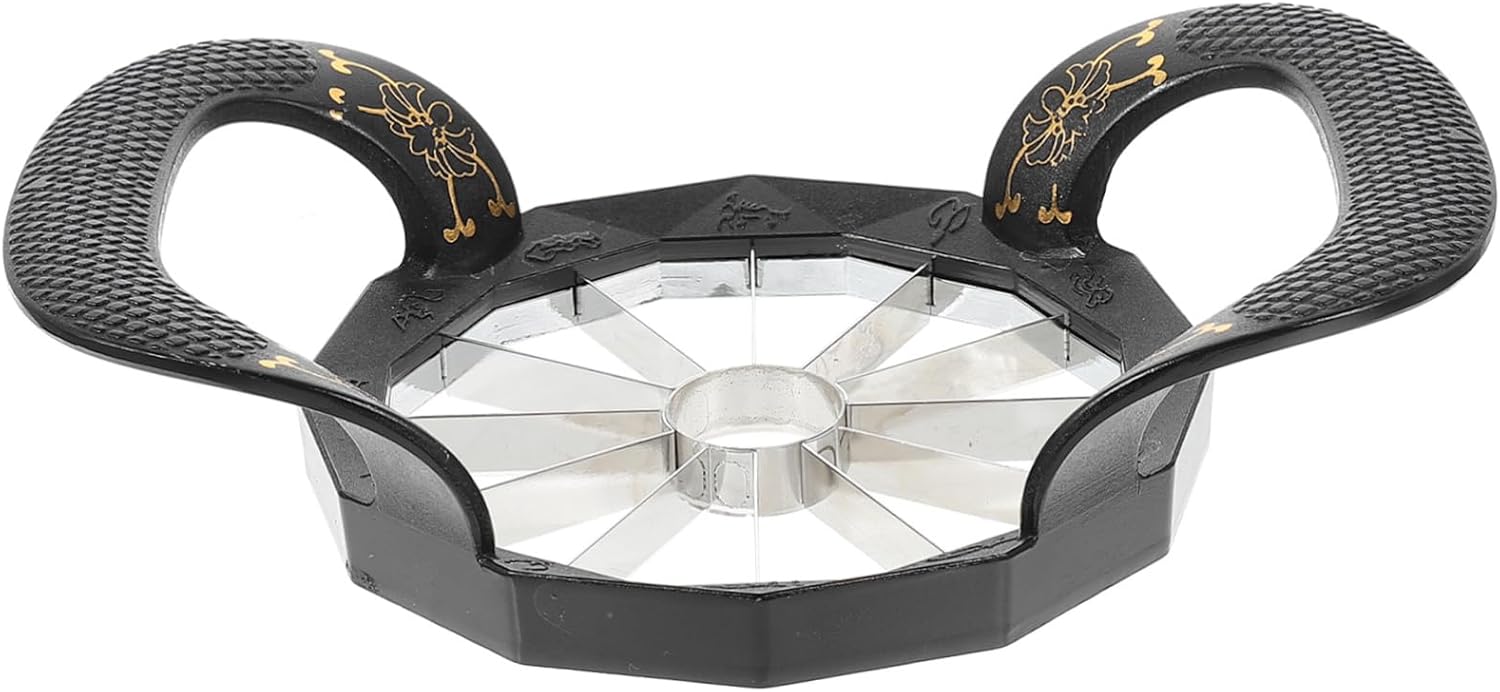 Mobestech 304 Stainless Steel Apple Slicer and Corer Tool Zinc Alloy Apple Wedger for Kitchen Heavy Duty Fruit Cutting Gadget Sharp Blades for Easy Slicing and Core Removal