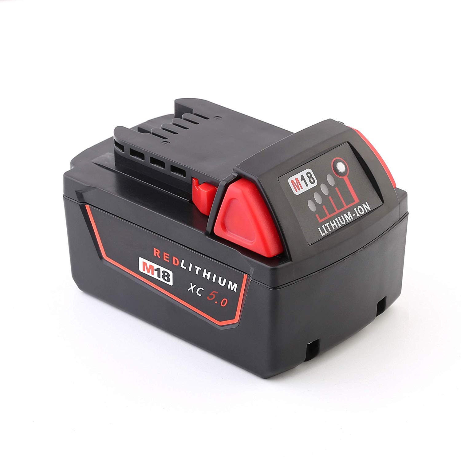 Hoge Capaciteit 5000mah 18v Li-ion Vervanging Power Tool Batterij Voor Milwaukee M18 Xc 48 11 1815 M18b2 M18b4 M18bx M18bx
