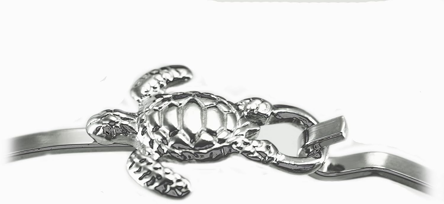 Cape Cod Jewelry-CCJ Sea Turtle Bracelet - Latch Cuff
