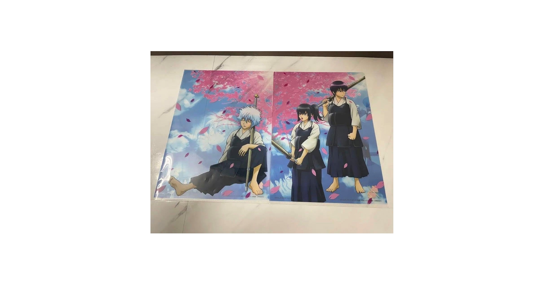 Amazon.co.jp: 銀魂 幼少期 クリアファイル シール 坂田銀時