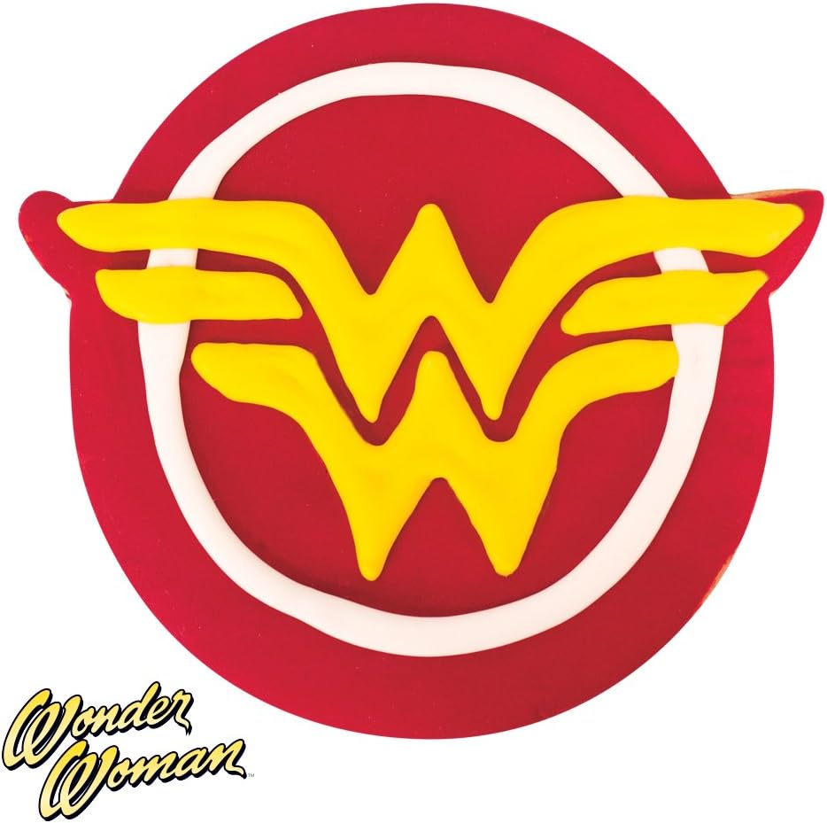 Wonder Woman Decorated Cookie - 24 Cookies