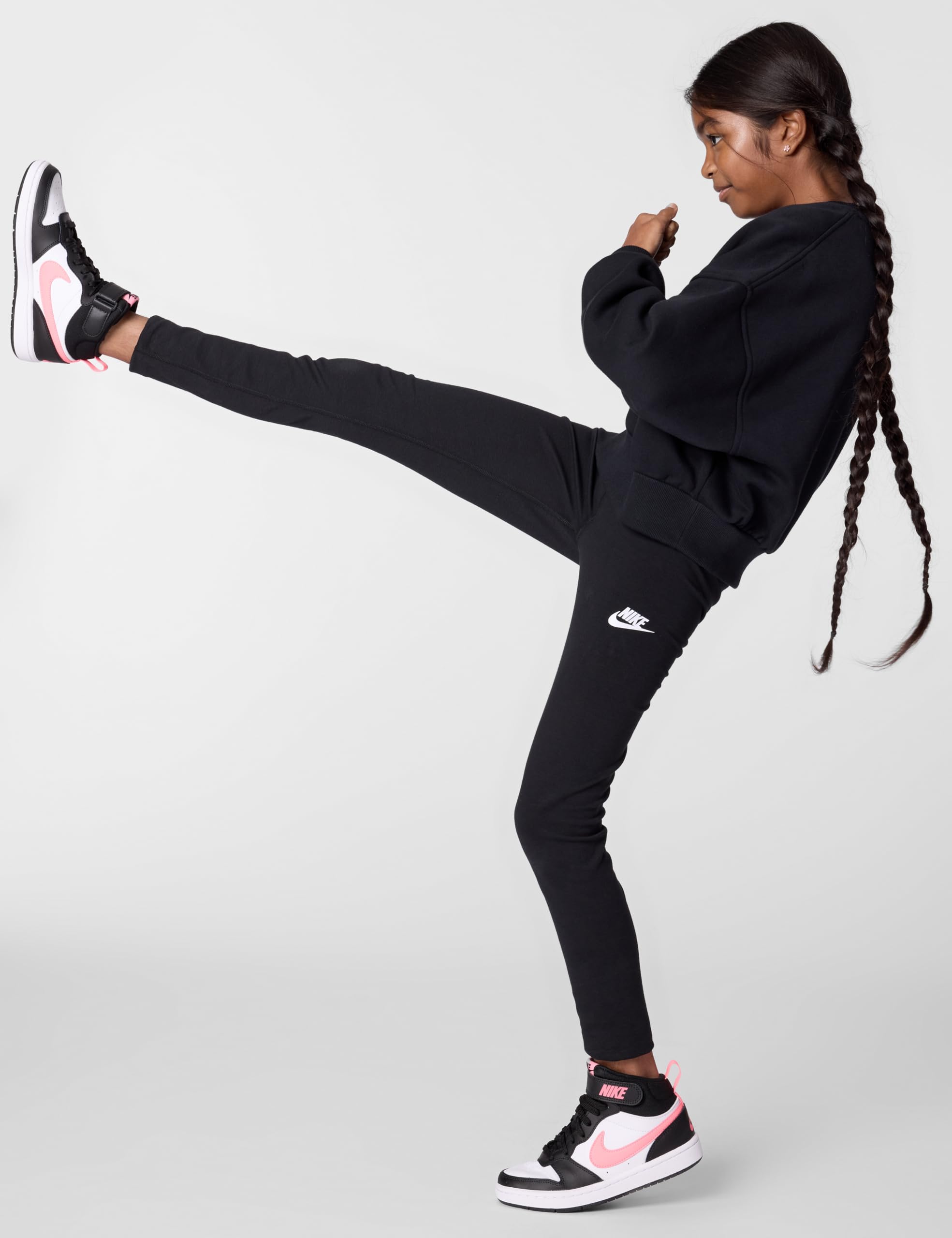 Nike - G NSW Clssc HR Tght Lbr, Leggings Bambine e Ragazze