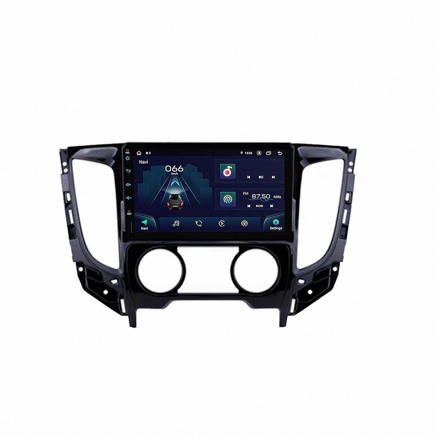 Nawigacja Z Ekranem Dotykowym, Radio Samochodowe dla Mitsubishi Triton L200 MT AT 2015-2019 Przenośny Ekran Dotykowy Carplay Z Siri, Bluetooth, Nadajnikiem, Sterowaniem, 8 Rdzeń 8G+256G