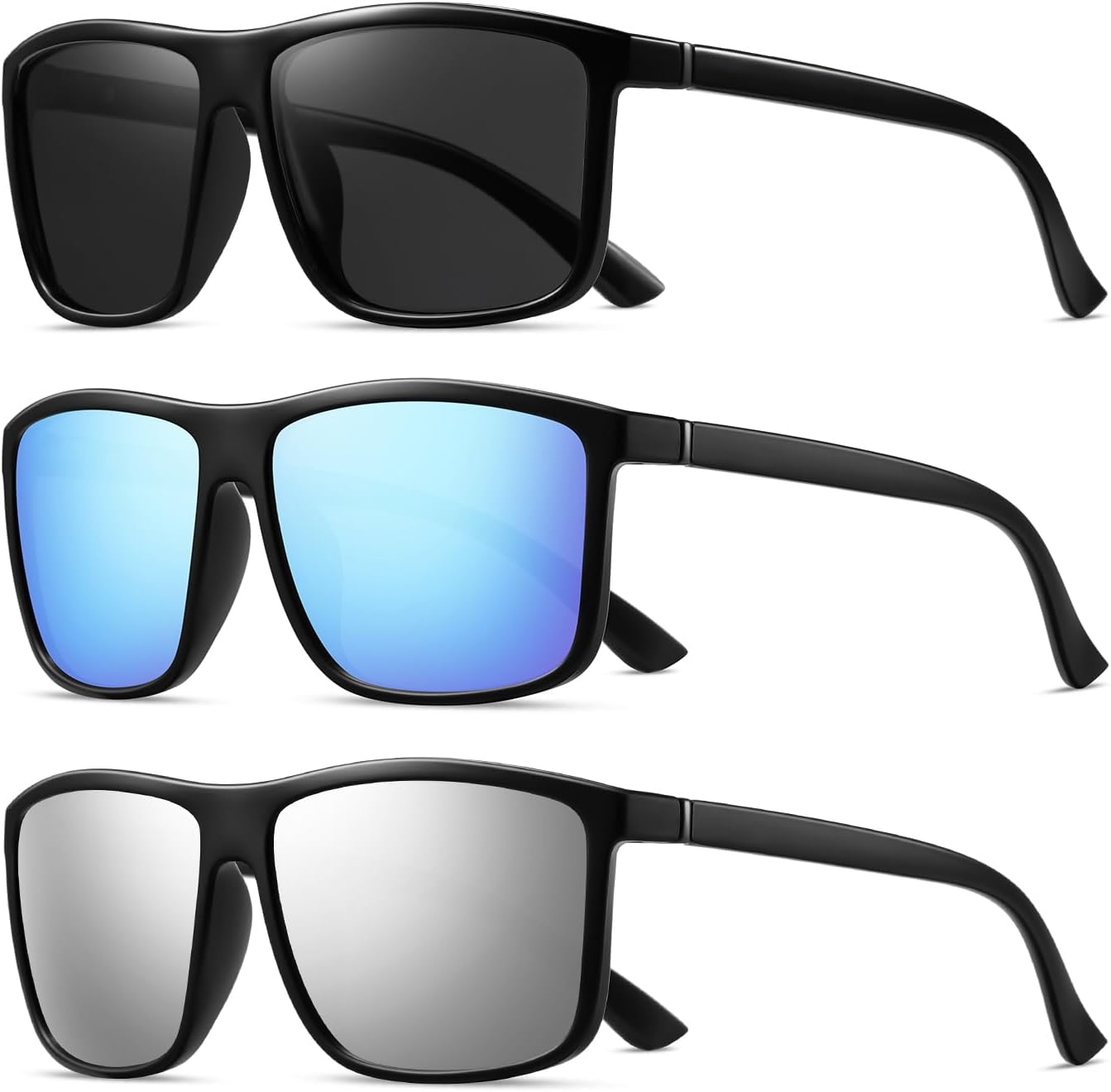 MASDUN Polarized Sport Sunglasses,2025 Classic Rectangle Sun glassesfor Women Men