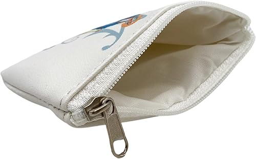 Miniatura 2 de Needzo Our Lady of Guadalupe - Bolsa de rosario de cuero sintético blanco con cierre de cremallera, fundas de viaje neutras y bolsas para rosarios,