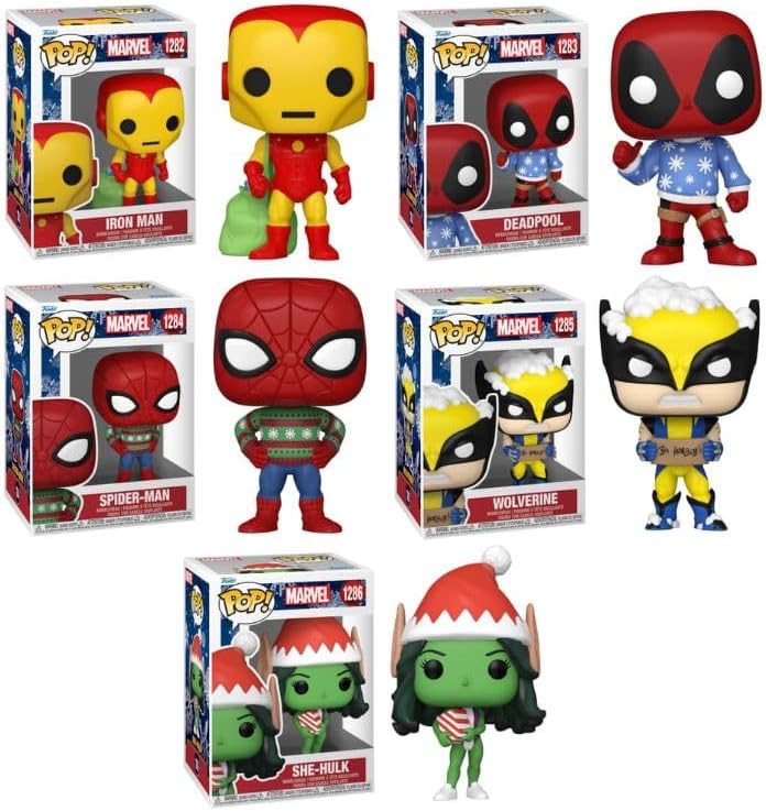 Funko Marvel Holiday Pop! Complete Set (5)