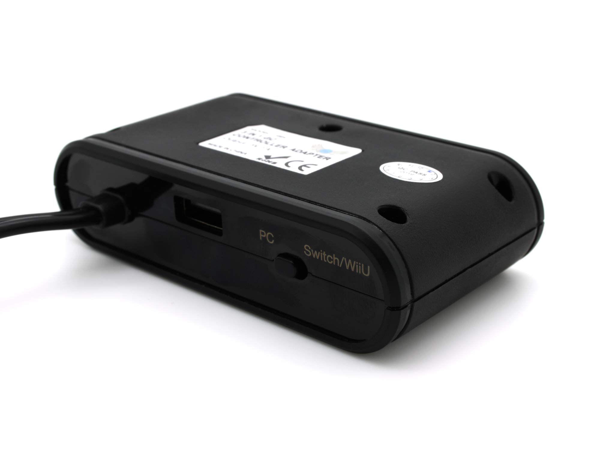 SK Games 4 Port Gamecube Controller Adapter Konverter für Nintendo Switch/Wii U und PC USB