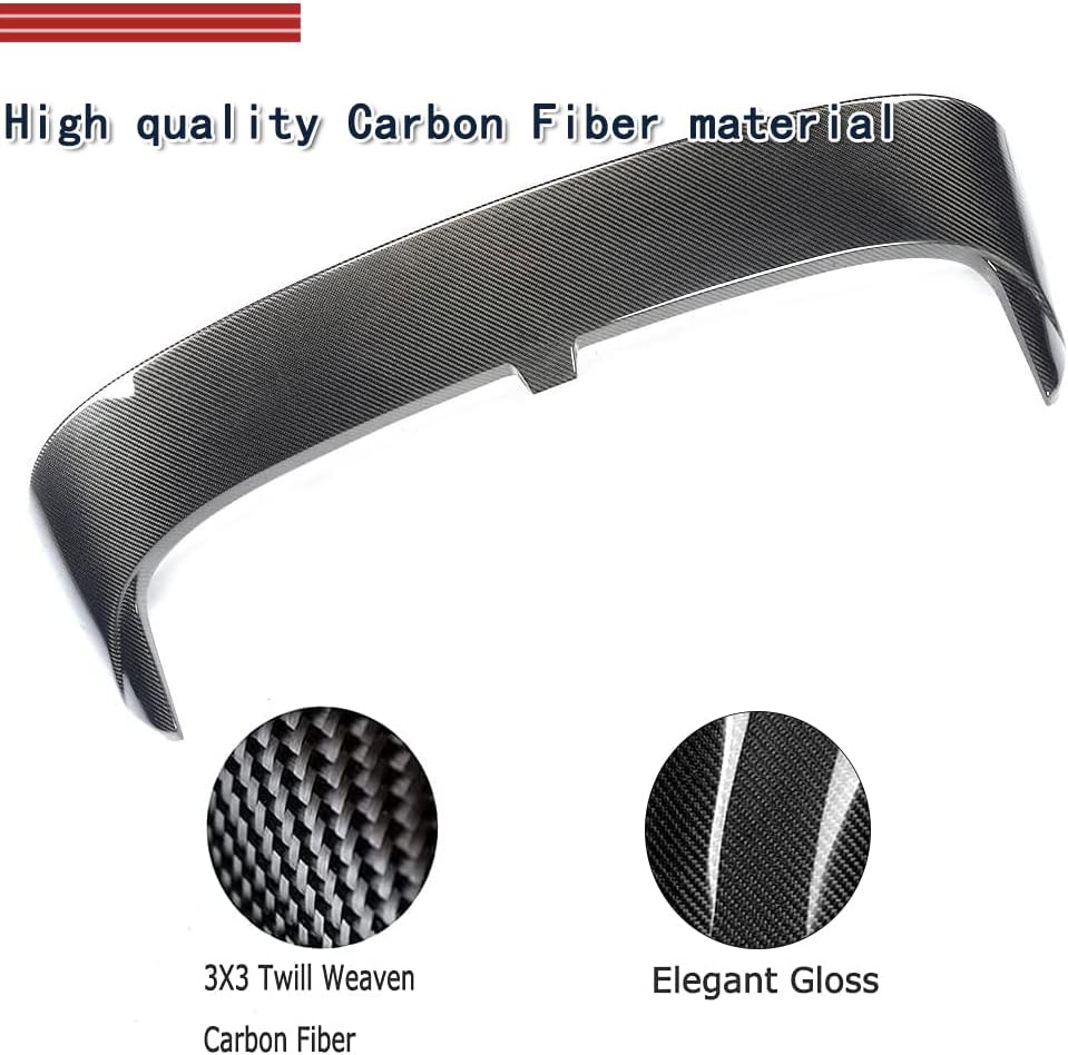 Carbon Fiber Roof Spoiler for Volkswagen VW Golf 7 7.5 MK7 MK7.5 GTI&R Hatchback 2014-2019 Rear Window Wing Spoiler