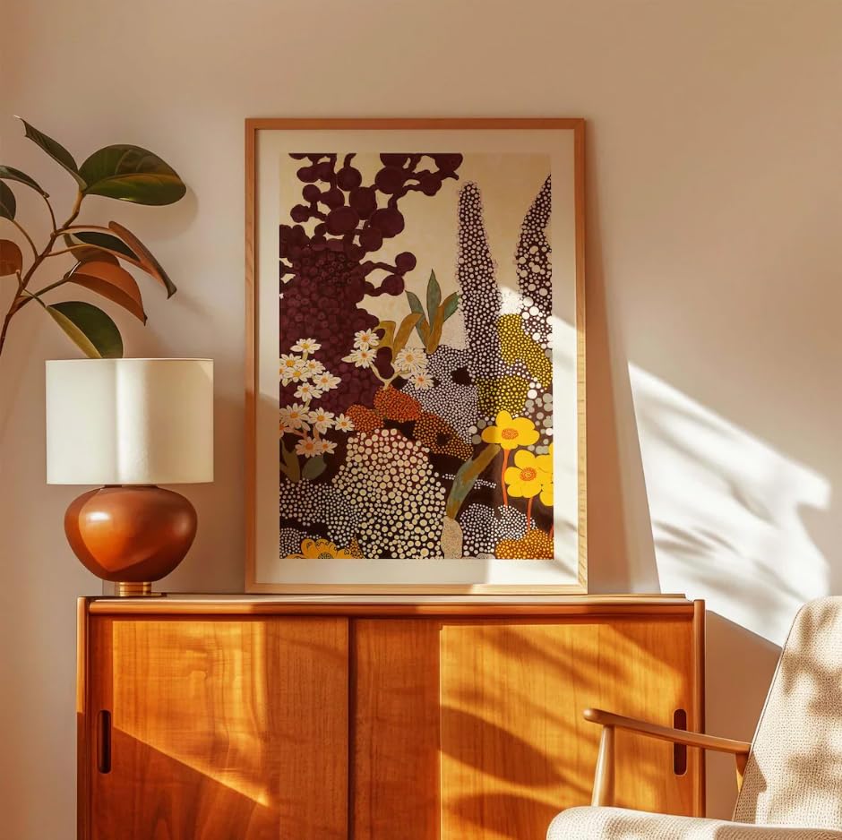 Cuadro de pared floral Rumlly de 20x30 cm lámina botánica moderna 4
