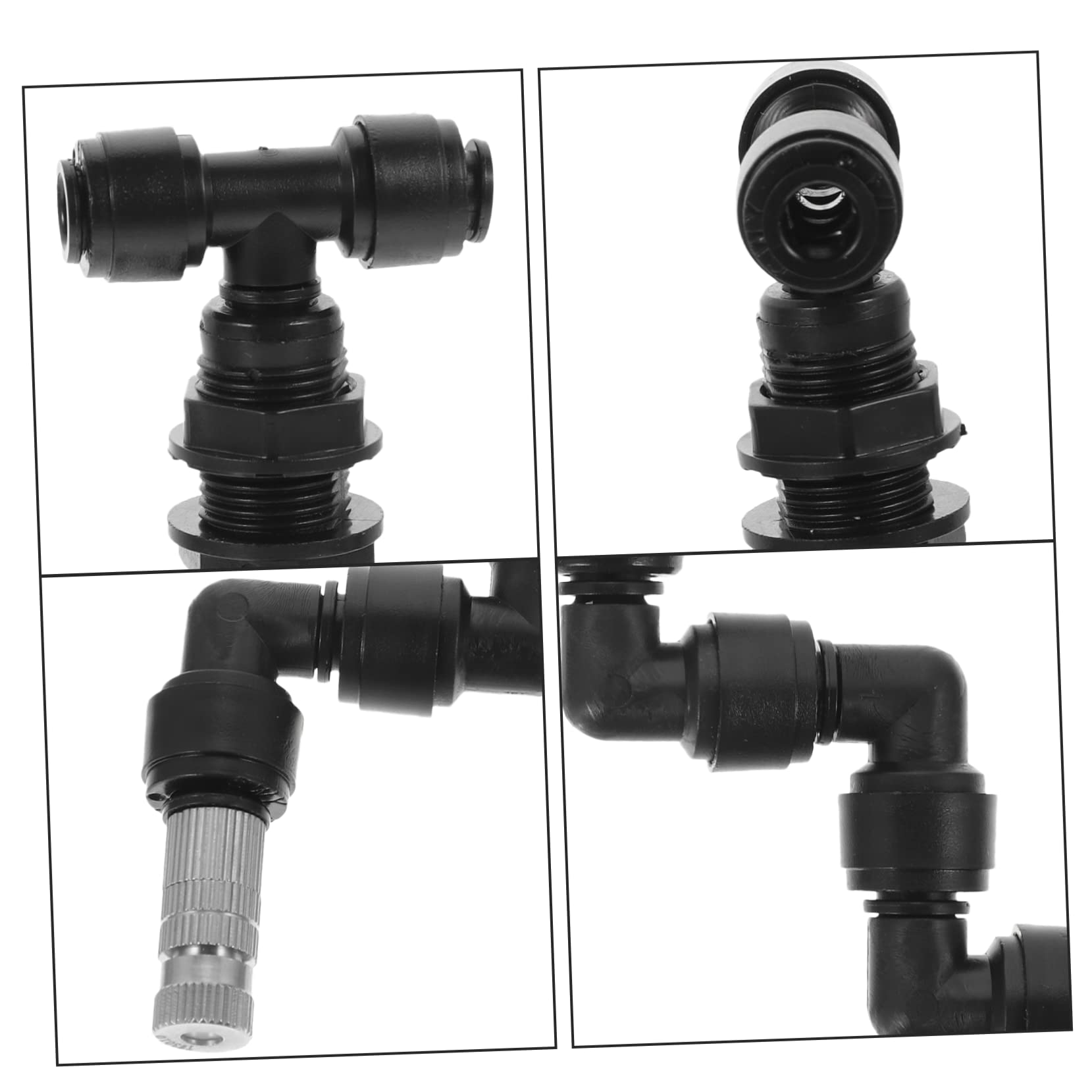Sosoport 5pezzi Ugello Nebulizzatore Per Irrigazione Serbatoio Reptili Spruzzatore Misting Per Piante e Muschi Facile Installazione e Alta Durabilità Accessorio Per Terrari e