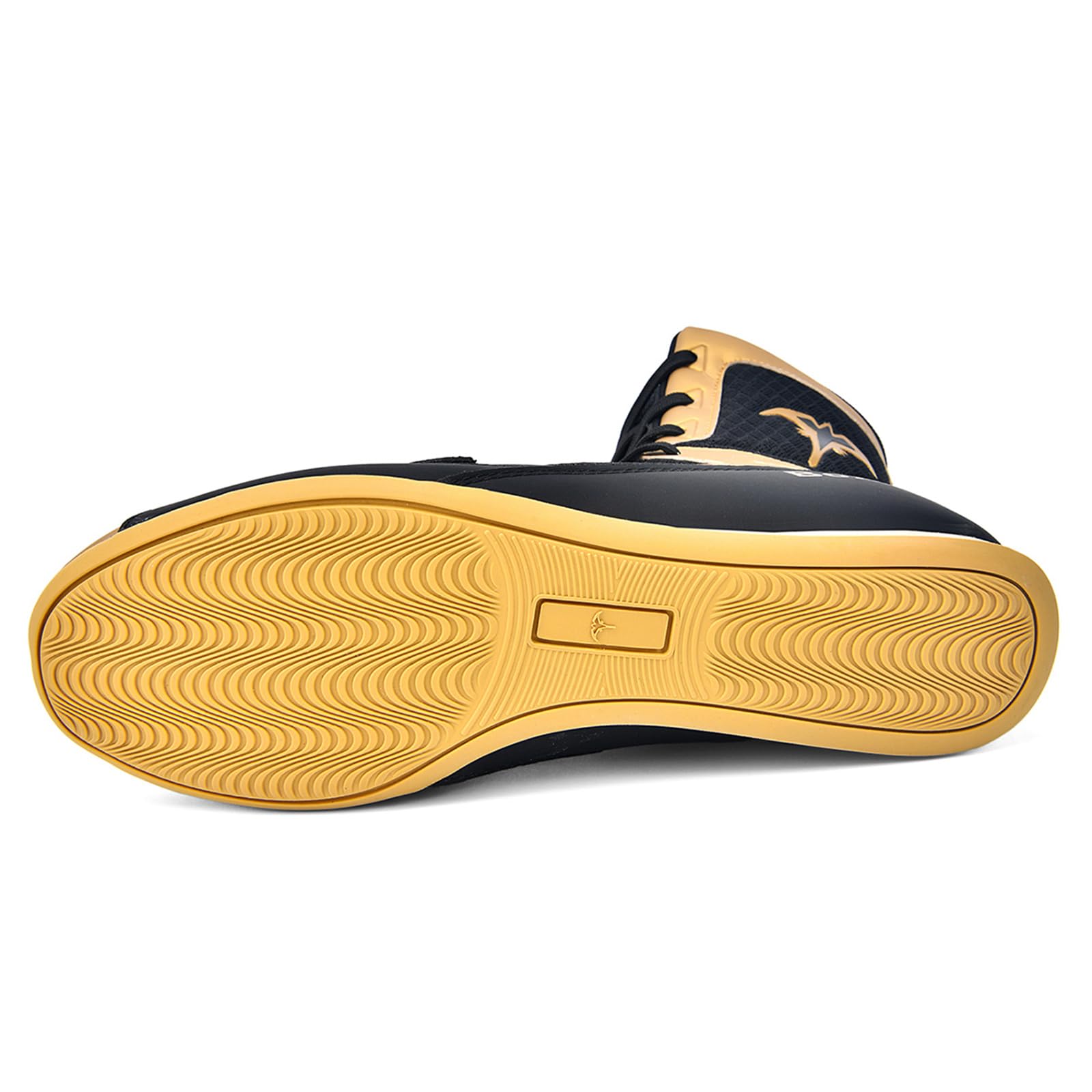 Zapatillas Boxeo Hombre Zapatillas Lucha Libre Profesional Caña Alta | Malla transpirable Correa en el tobillo Suelas antideslizantes Ligero Artes marciales Combate Entrenamiento físico