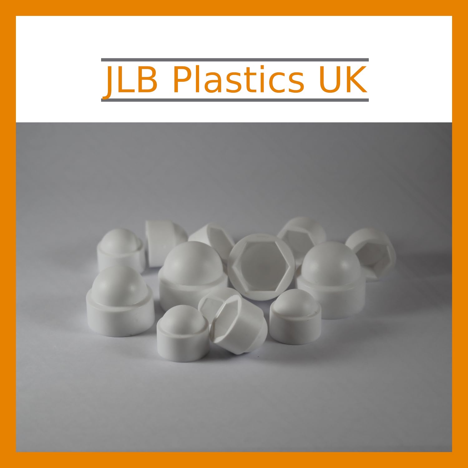 Białe plastikowe nakładki na śruby z kopułą chroniące nakrętki, M6 M8 M10 M12, 10 13 17 19 mm (2000, M6 (klucz 10 mm)