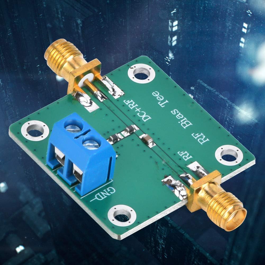 YWBL-WH DC Feed RF Bias Tee RF Microwave Bias Active RF Power Supply Mains 10-6000MHz Amplifier DC Bias, Electrical Tools